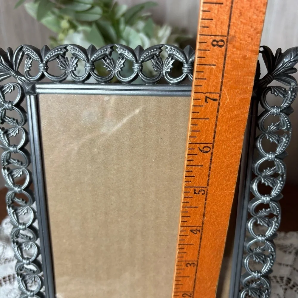 Malden Ornate Black Silver Scroll Photo Frame 5 X 7